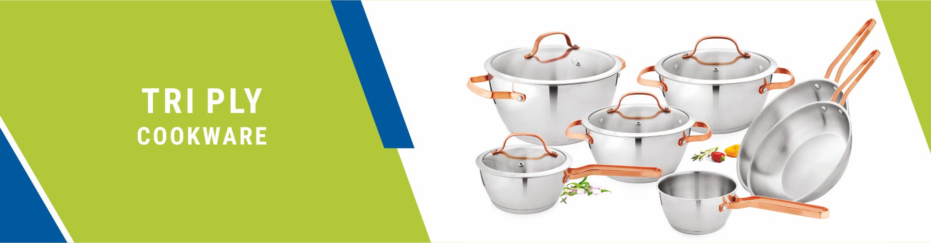 Stainless Steel Triply Cookware